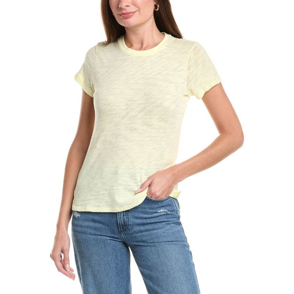 Atm Anthony Thomas Melillo Womens Schoolboy T-Shirt, Yellow